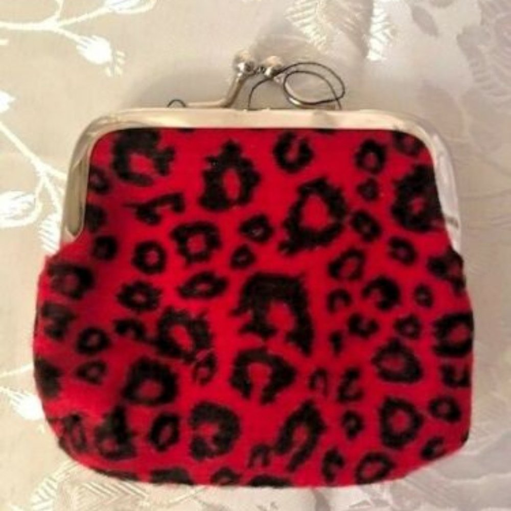 3/$5 Animal Print Kiss Lock Coin Purse